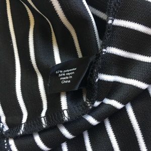 Lane Bryant Dresses - Lane Bryant Striped Dress, Black/White, Pockets Lane Bryant Dresses - Lane Bryant Striped Dress, Black/White, Pockets